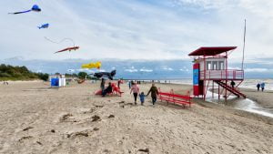 Stranden i Pärnu, Estland