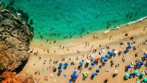 Strand i Antalya, Turkiet